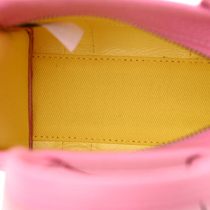 Marc Jacobs Grained Calfskin Mini The Tote Bag Petal Pink 9 of 10