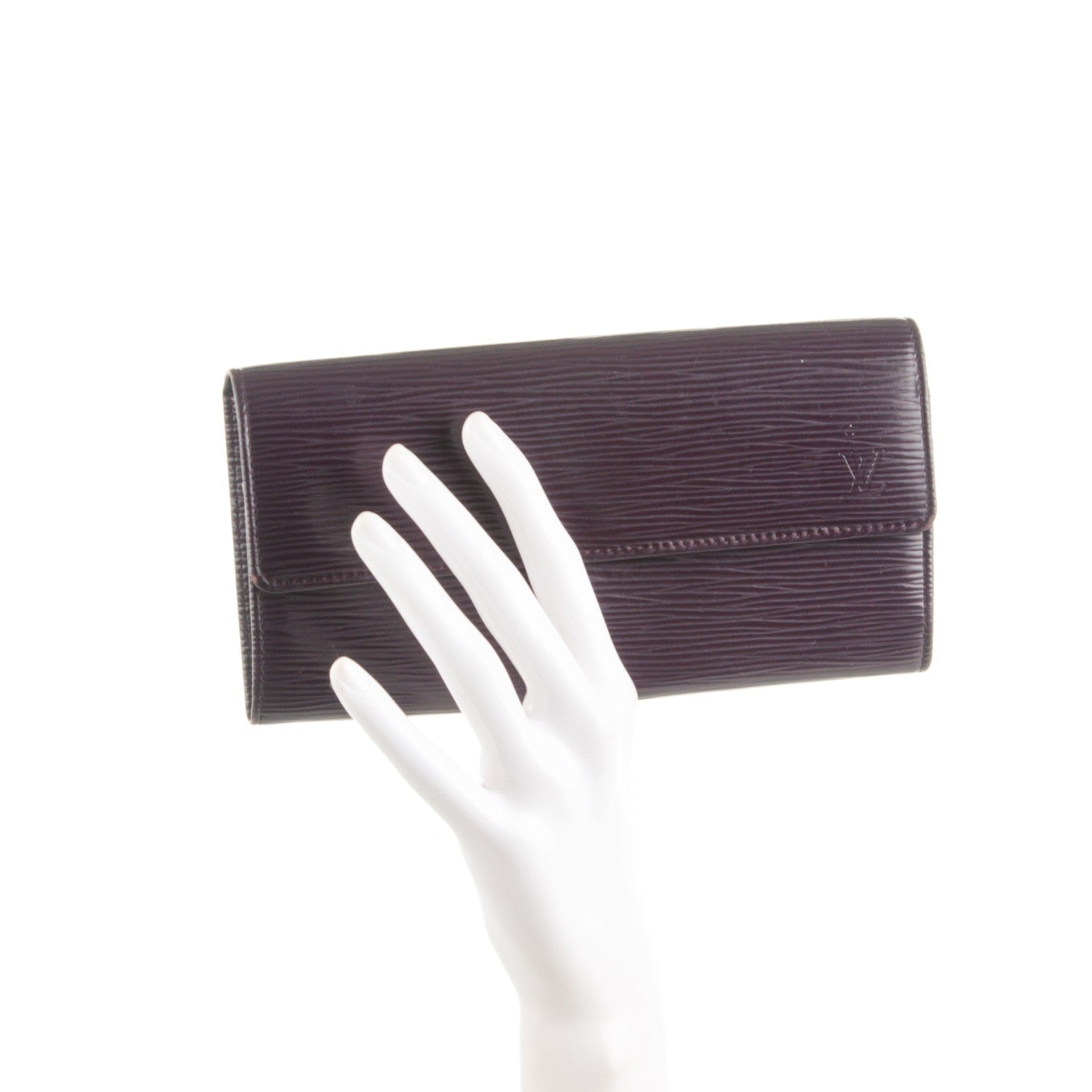 Louis Vuitton Epi Sarah Wallet Cassis 2 of 7