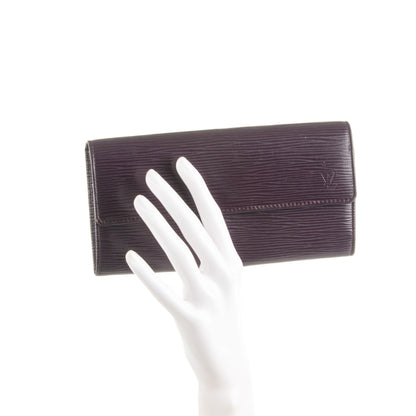 Louis Vuitton Epi Sarah Wallet Cassis 2 of 7