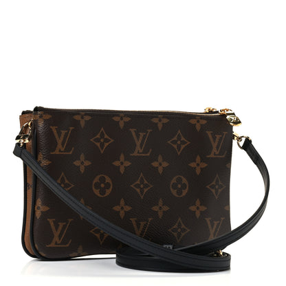 Louis Vuitton Reverse Monogram Giant Double Zip Pochette 2 of 4