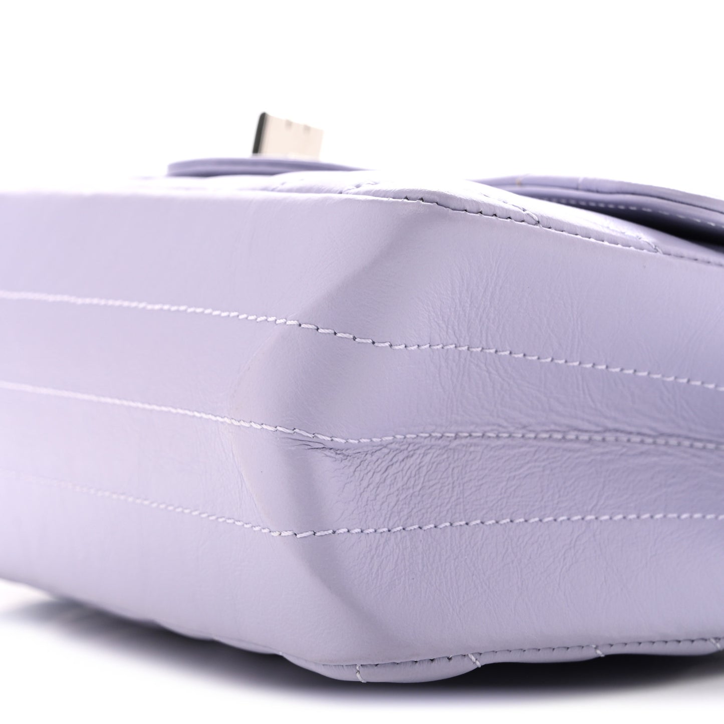 Aged Calfskin Chevron Quilted 2.55 Reissue Mini Flap Light Purple
