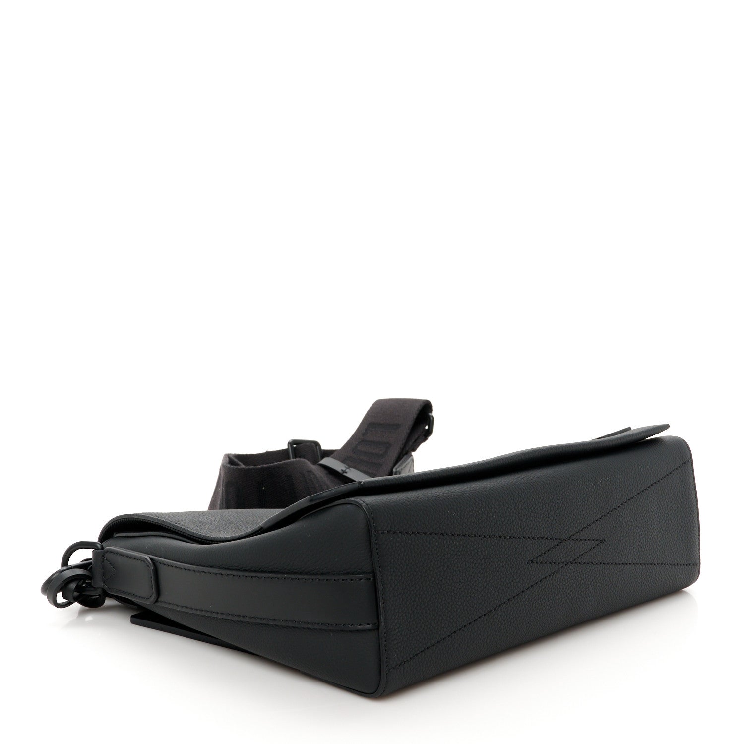 Louis Vuitton Calfskin Aerogram Messenger Black 4 of 11