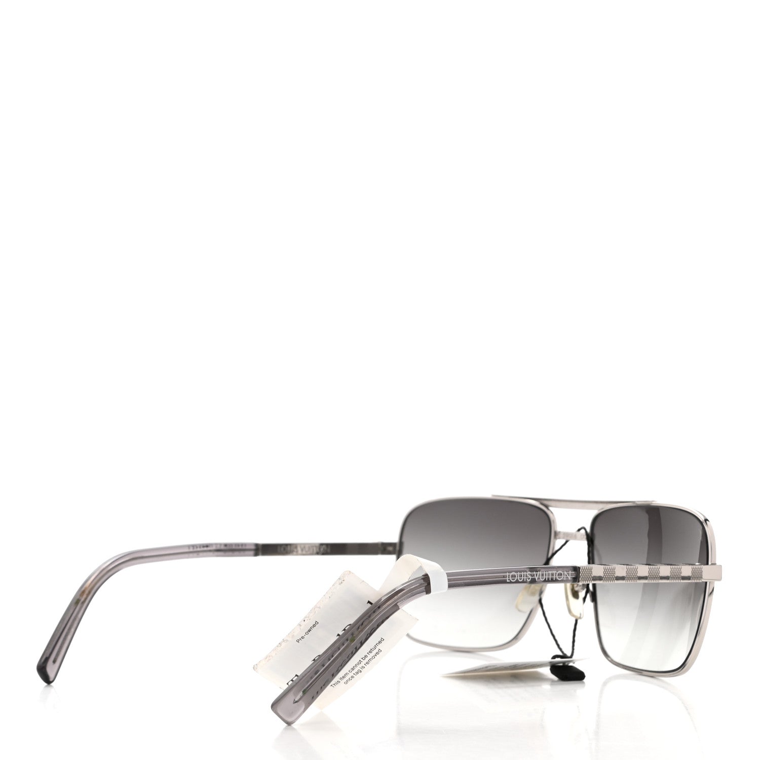 Louis Vuitton Attitude Sunglasses Z0260U Silver 977891 – FASHIONPHILE