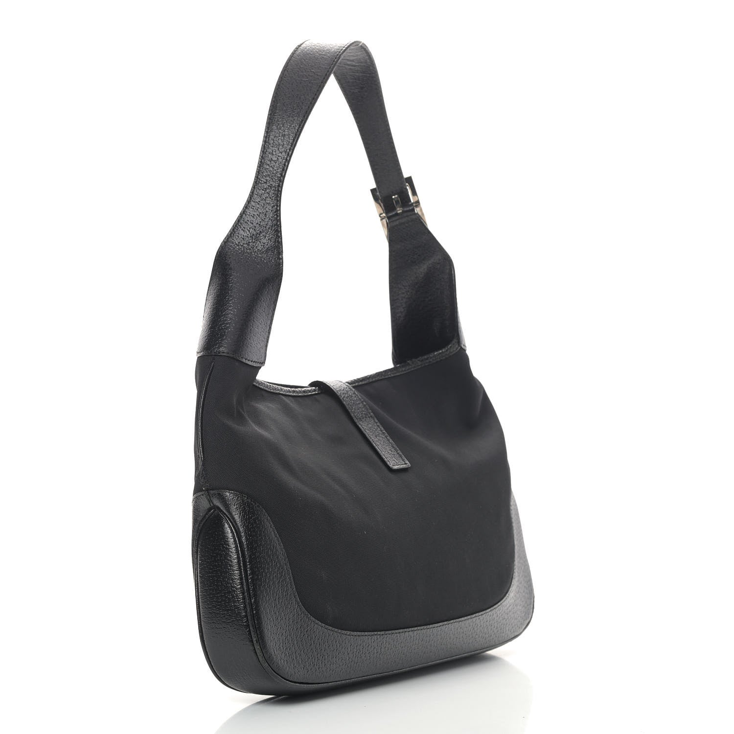 Gucci Canvas Small Jackie O Hobo Black 3 of 15