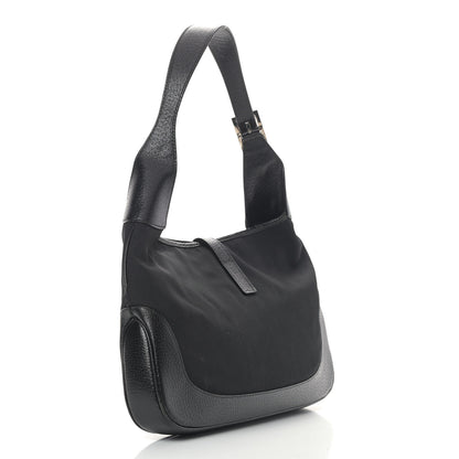 Gucci Canvas Small Jackie O Hobo Black 3 of 15