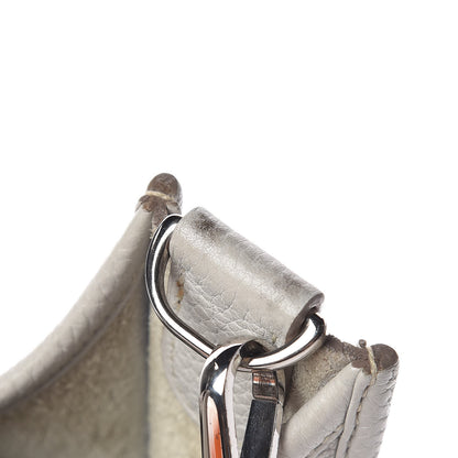 Hermes Taurillon Clemence Evelyne III PM Gris Perle 13 of 17