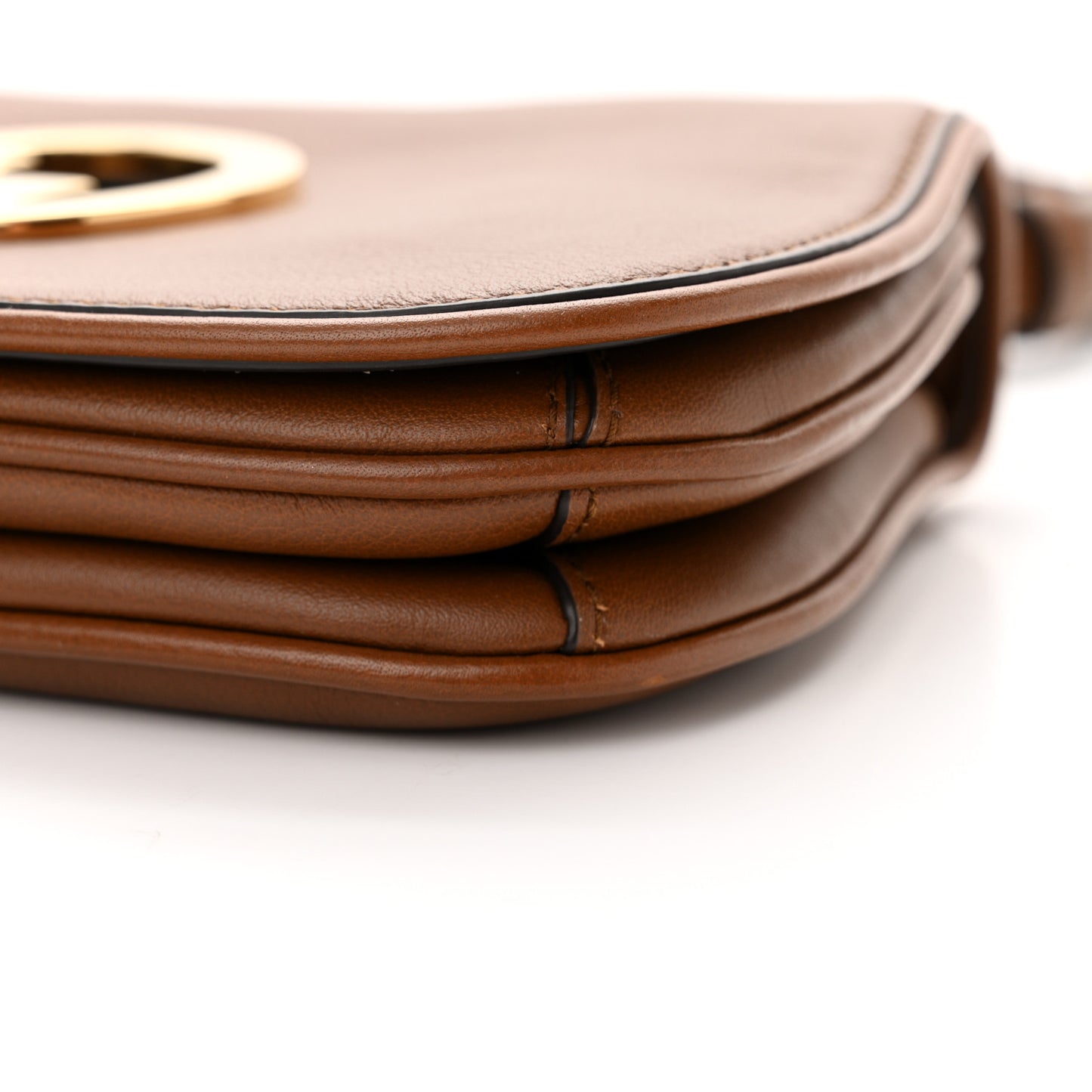 Roxy Calfskin Web Mini Blondie Shoulder Bag Cuir