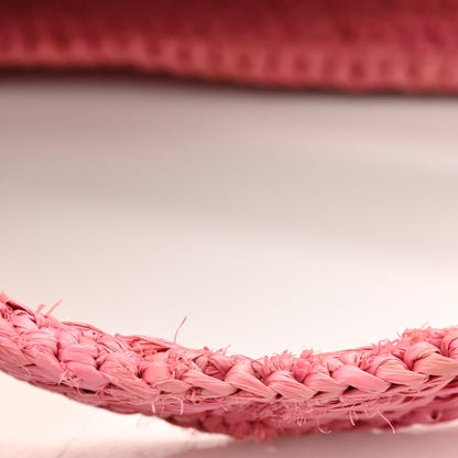 Loewe X PAULA'S IBIZA Raffia Font Tote Sunset Pink 12 of 12