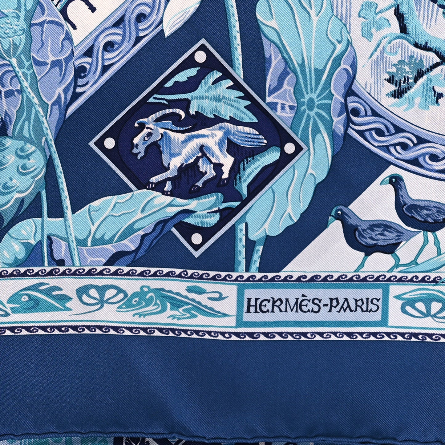 Silk Le Jardin Des Coptes Scarf 90
