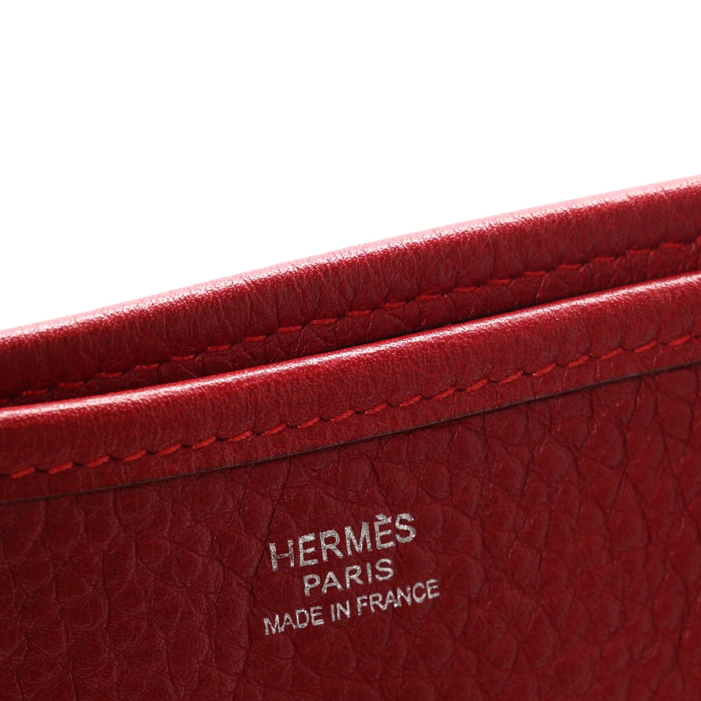 Taurillon Clemence Evelyne II PM Rouge Garance