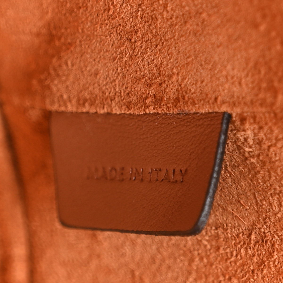 Smooth Calfskin Small Cuir Triomphe Bucket Bag Tan