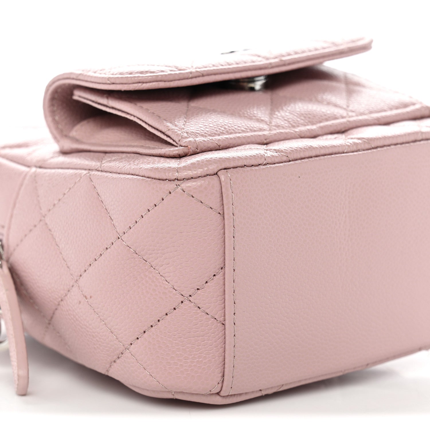 Chanel Caviar Quilted CC Mini Classic Backpack Pink 9 of 11