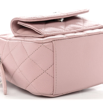 Chanel Caviar Quilted CC Mini Classic Backpack Pink 9 of 11