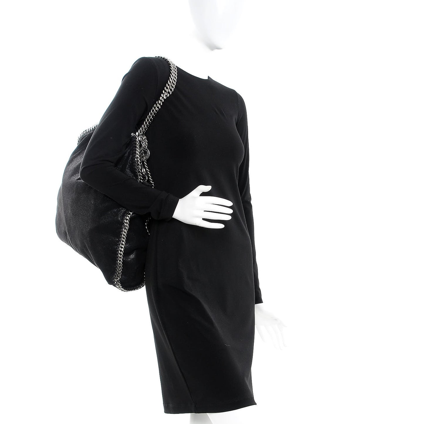 Shaggy Deer Big Falabella Tote Black