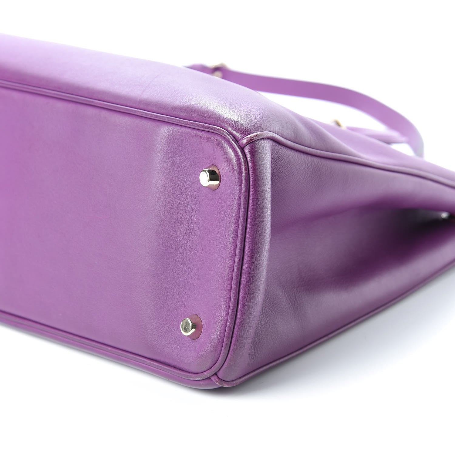 Christian Dior Smooth Calfskin Large Diorissimo Tote Purple 11 of 12