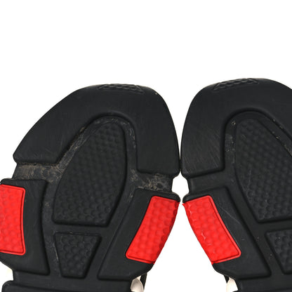 Balenciaga Neoprene Knit Womens Speed Sneakers 37 Black White Red 8 of 9
