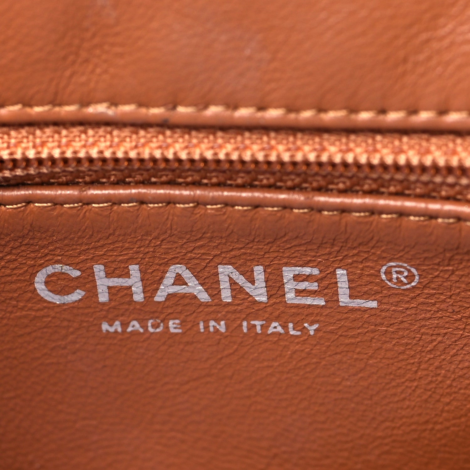 Chanel Caviar Quilted Timeless Clutch Light Brown 6 of 11