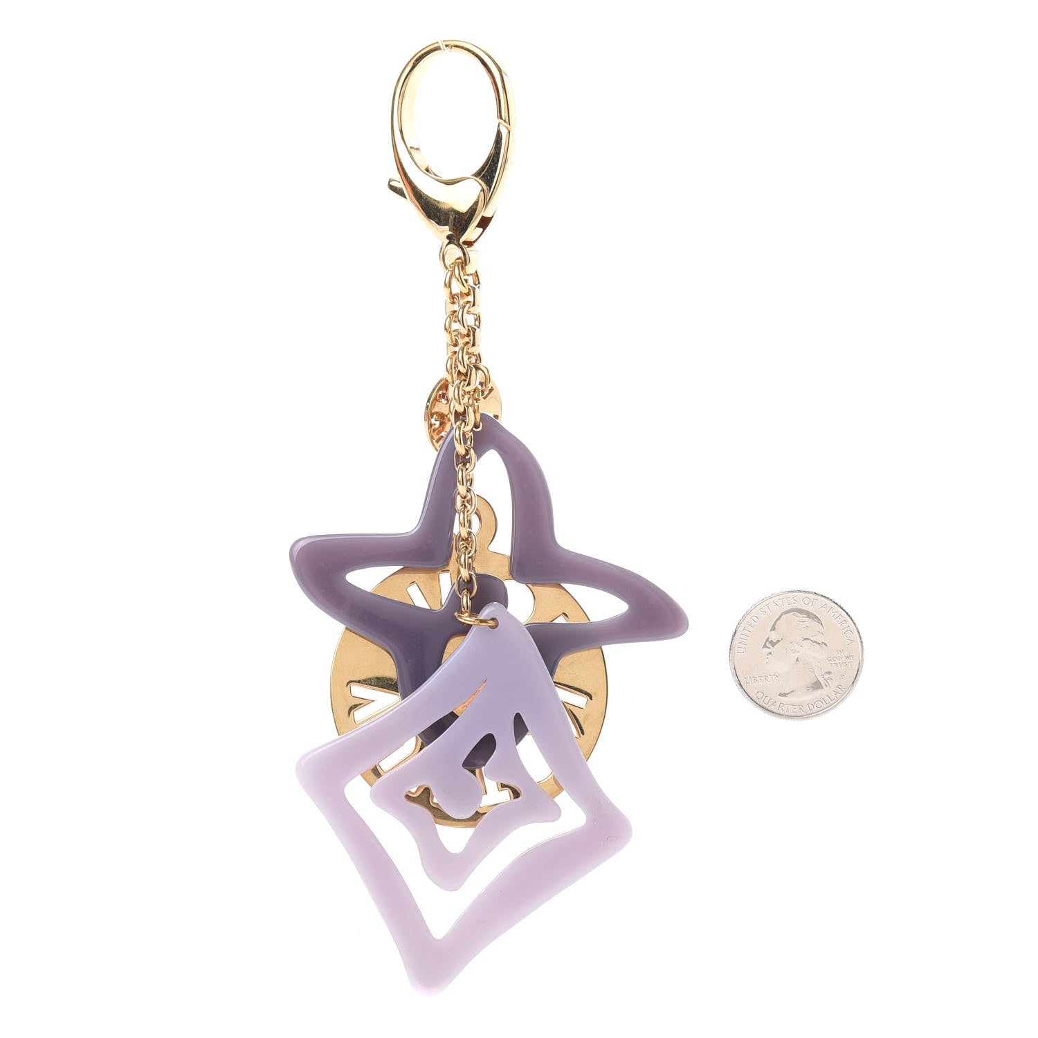 Louis Vuitton Tahitienne Key Charm Lilac 2 of 3