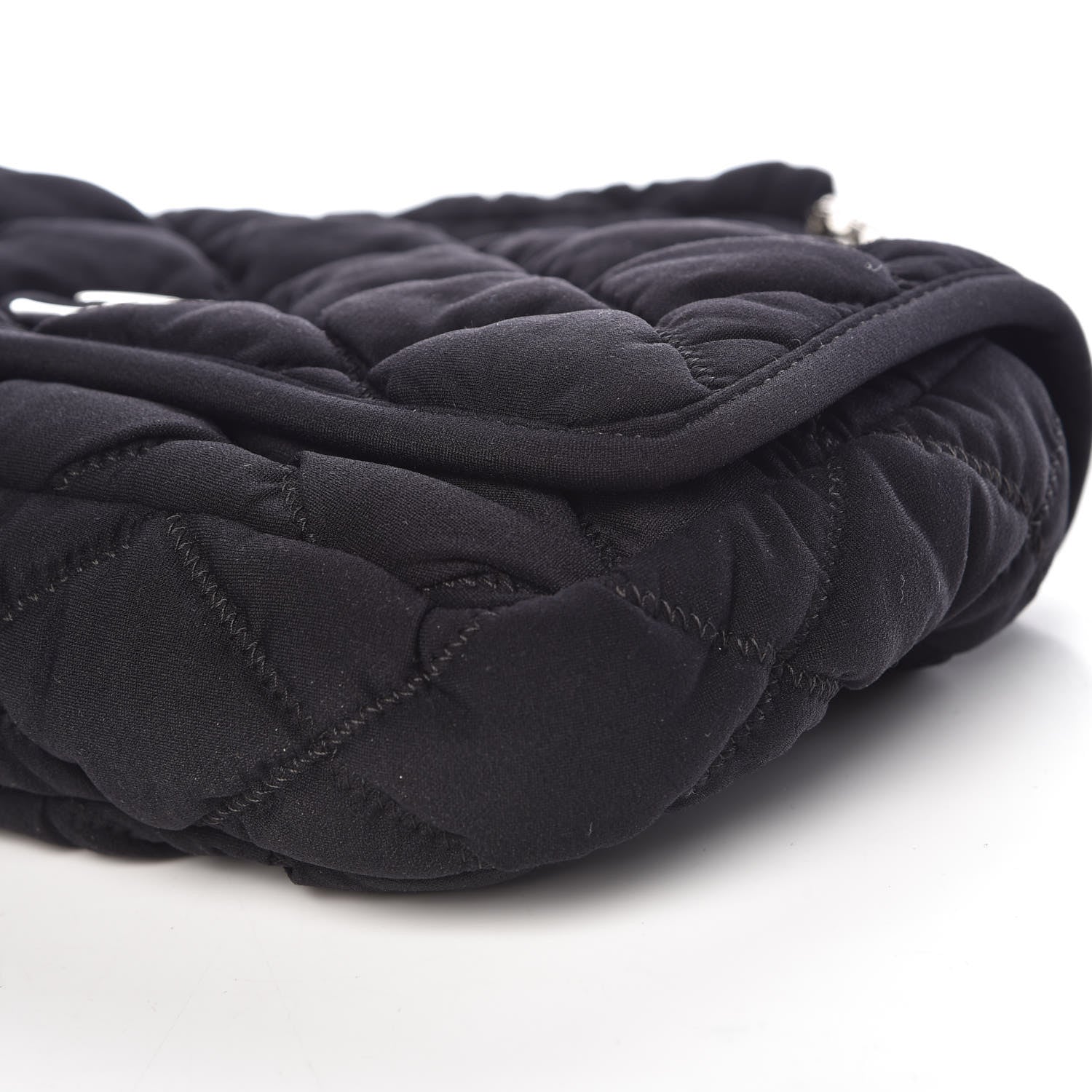 Chanel Nylon Small Bubble Quilt Flap Black 9 of 9