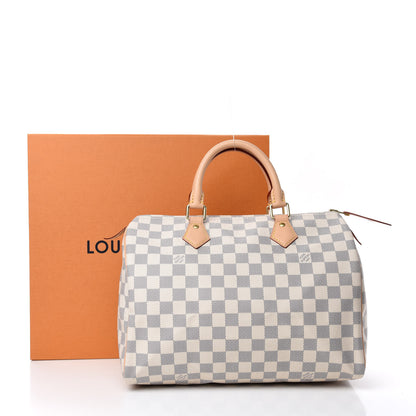 Louis Vuitton Damier Azur Speedy 30 12 of 12