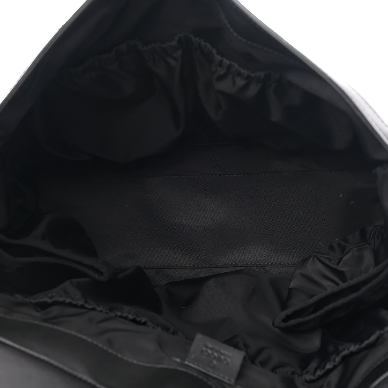 Gucci GG Supreme Monogram Web Messenger Diaper Bag Black Grey 5 of 15