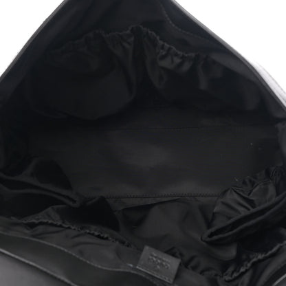 Gucci GG Supreme Monogram Web Messenger Diaper Bag Black Grey 5 of 15