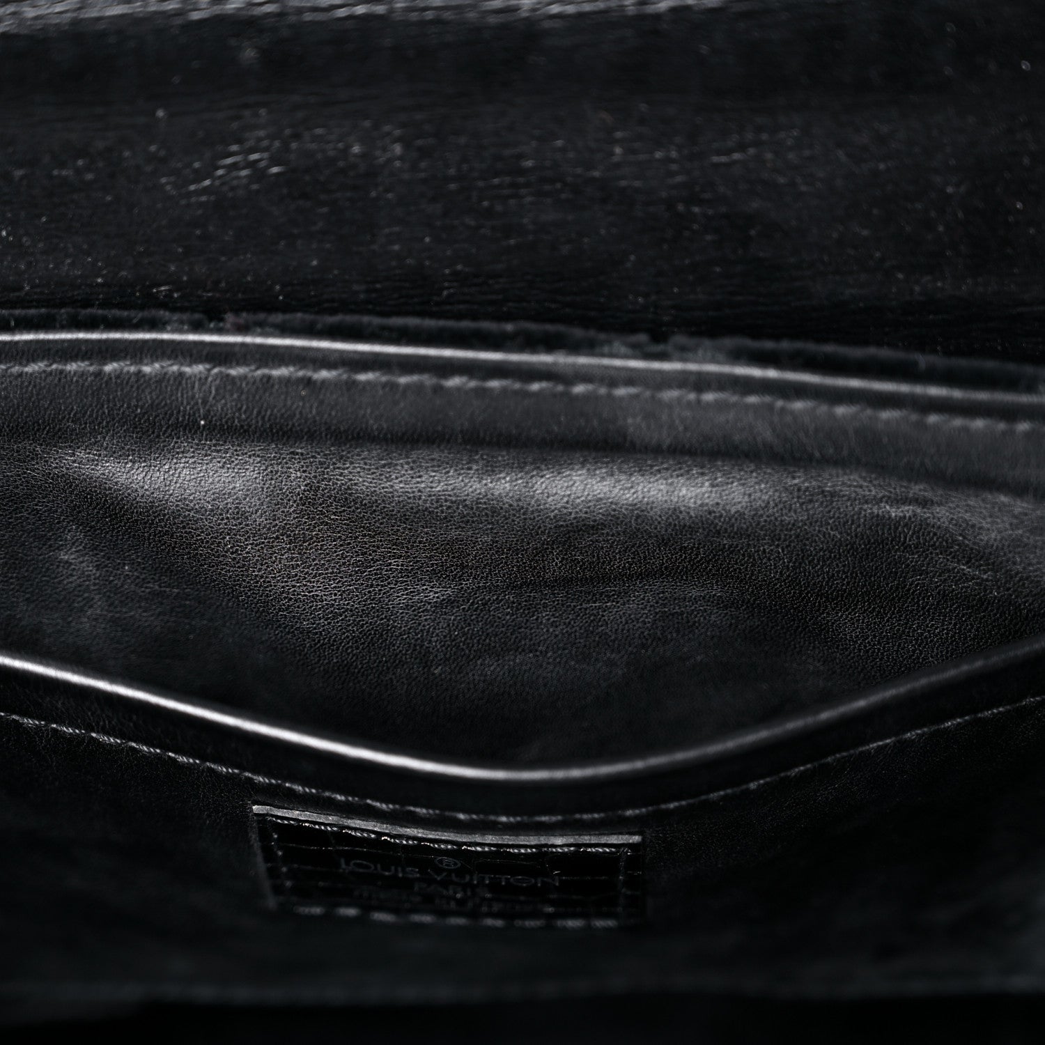 Louis Vuitton Monogram Velours Alligator Irvine Black 12 of 14