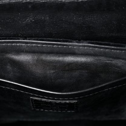 Louis Vuitton Monogram Velours Alligator Irvine Black 12 of 14