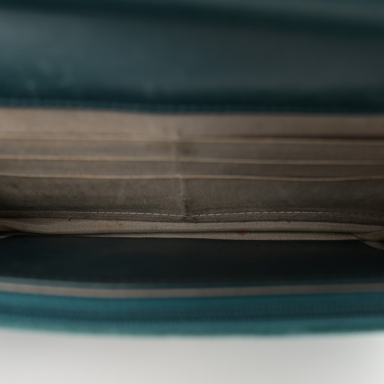 Chanel Velvet Quilted Boy Wallet On Chain WOC Teal 5 of 11