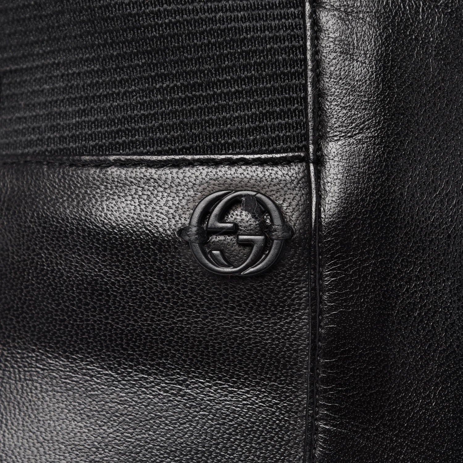 Gucci Nappa Charlotte Riding Boots 38.5 Black 9 of 9