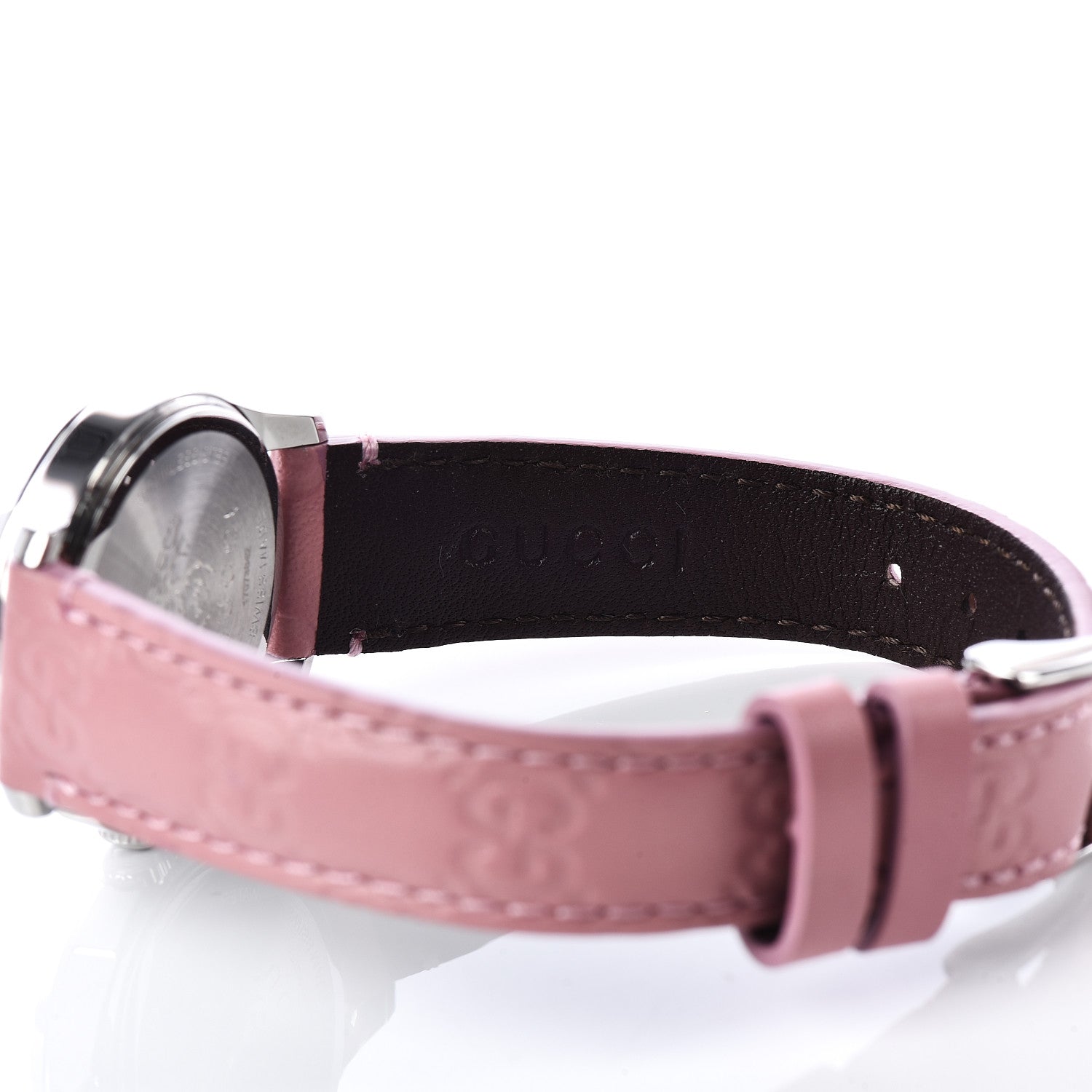 Gucci Stainless Steel Calfskin 27mm G-Timeless Quartz Watch Pink 6 of 8