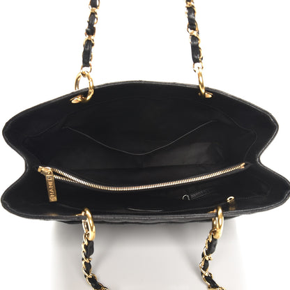 Chanel Caviar Quilted Grand Shopping Tote GST Black 5 of 7