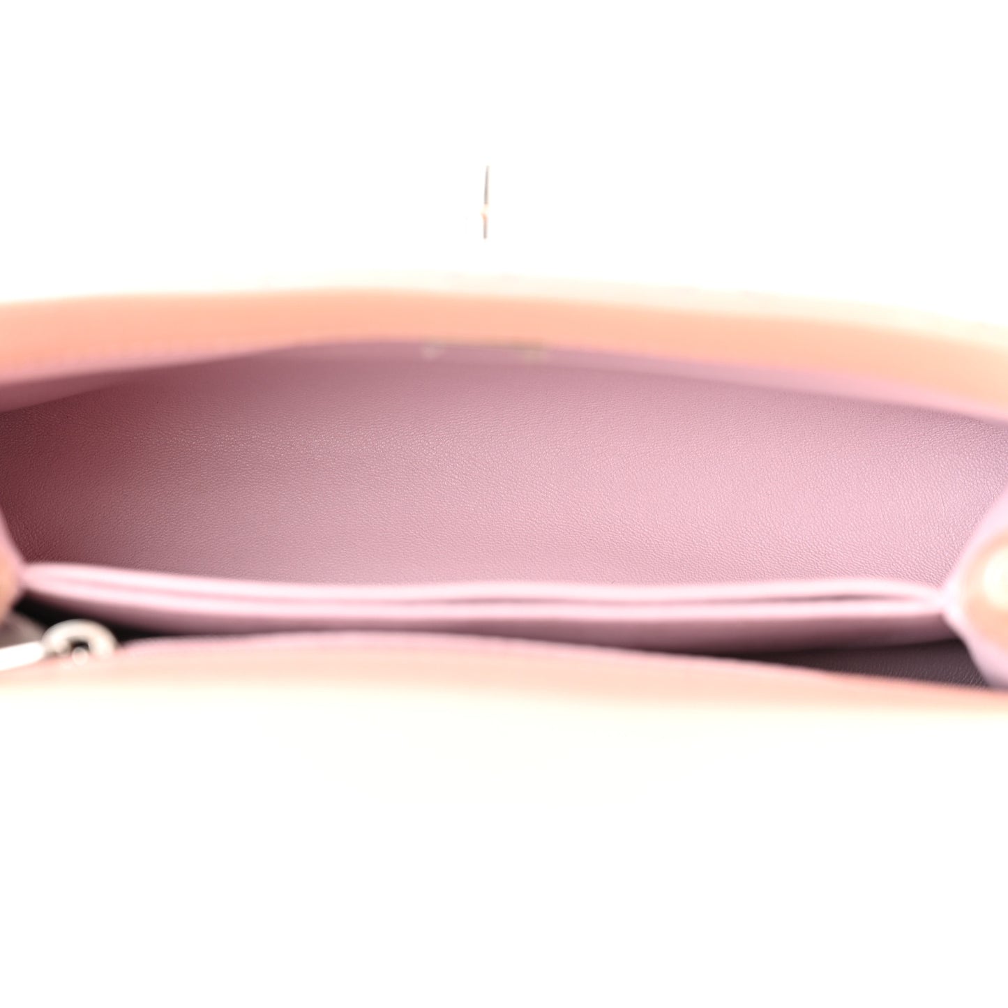 Iridescent Caviar Quilted Mini Coco Handle Flap Pink