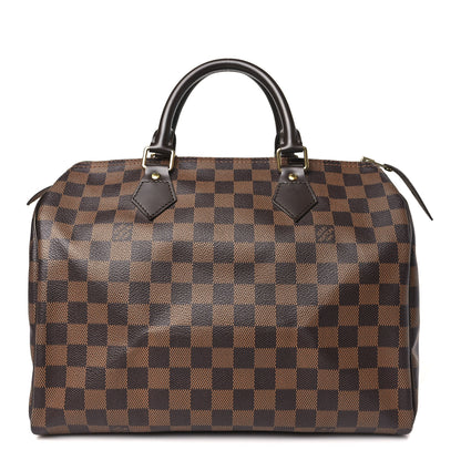 Louis Vuitton Damier Ebene Speedy 30 1 of 9