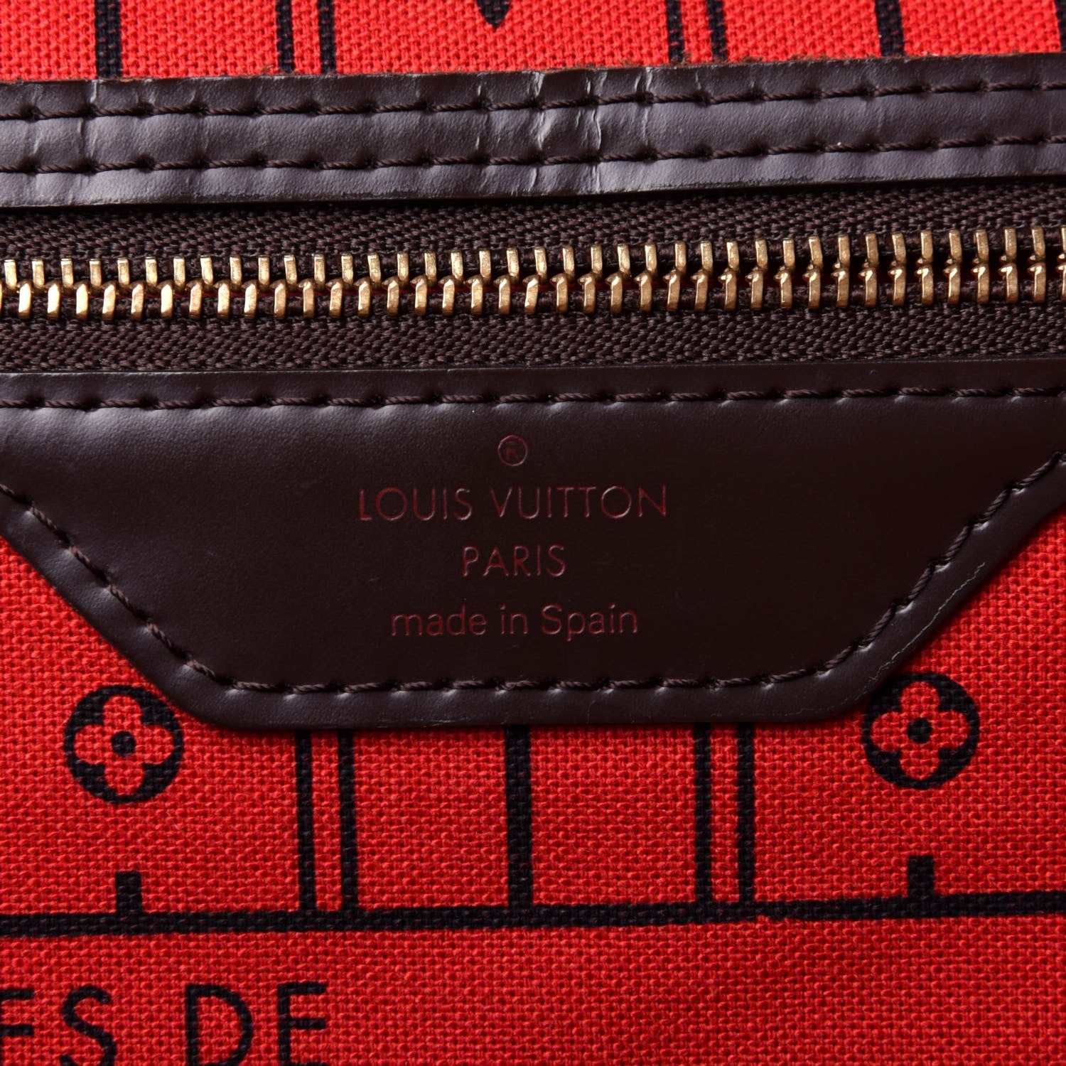Louis Vuitton Damier Ebene Neverfull MM 6 of 11
