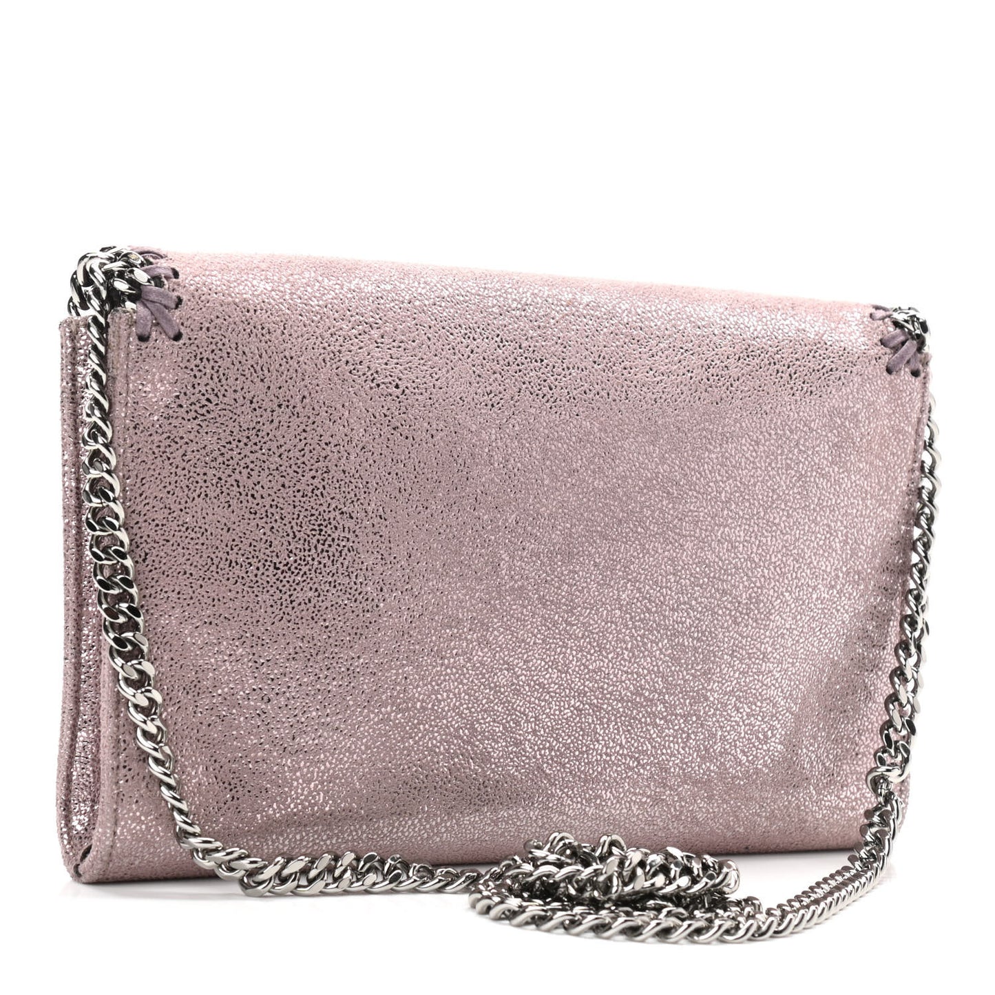 Shaggy Deer Falabella Mini Crossbody Bag Pink