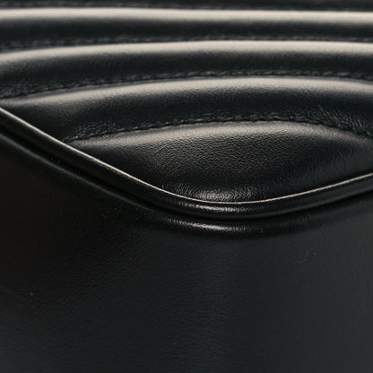 Saint Laurent Calfskin Matelasse Monogram Lou Camera Bag Black 9 of 15