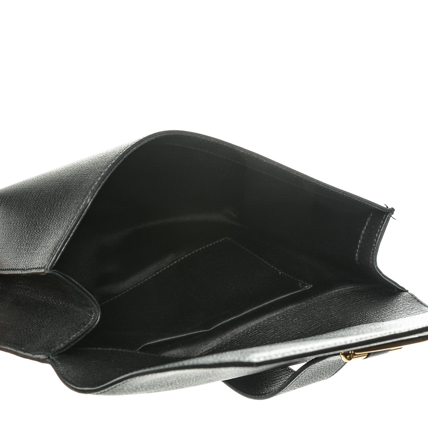 Saint Laurent Textured Calfskin Y Ligne Clutch Black 5 of 6