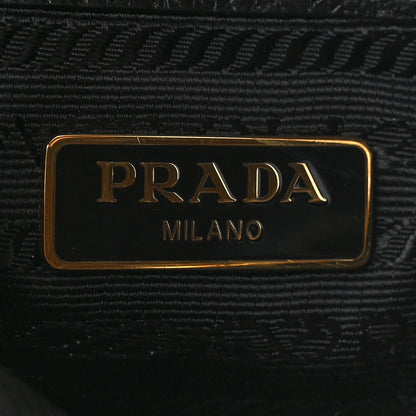 Prada Vitello Phenix Double Zip Crossbody Bag Black 6 of 11