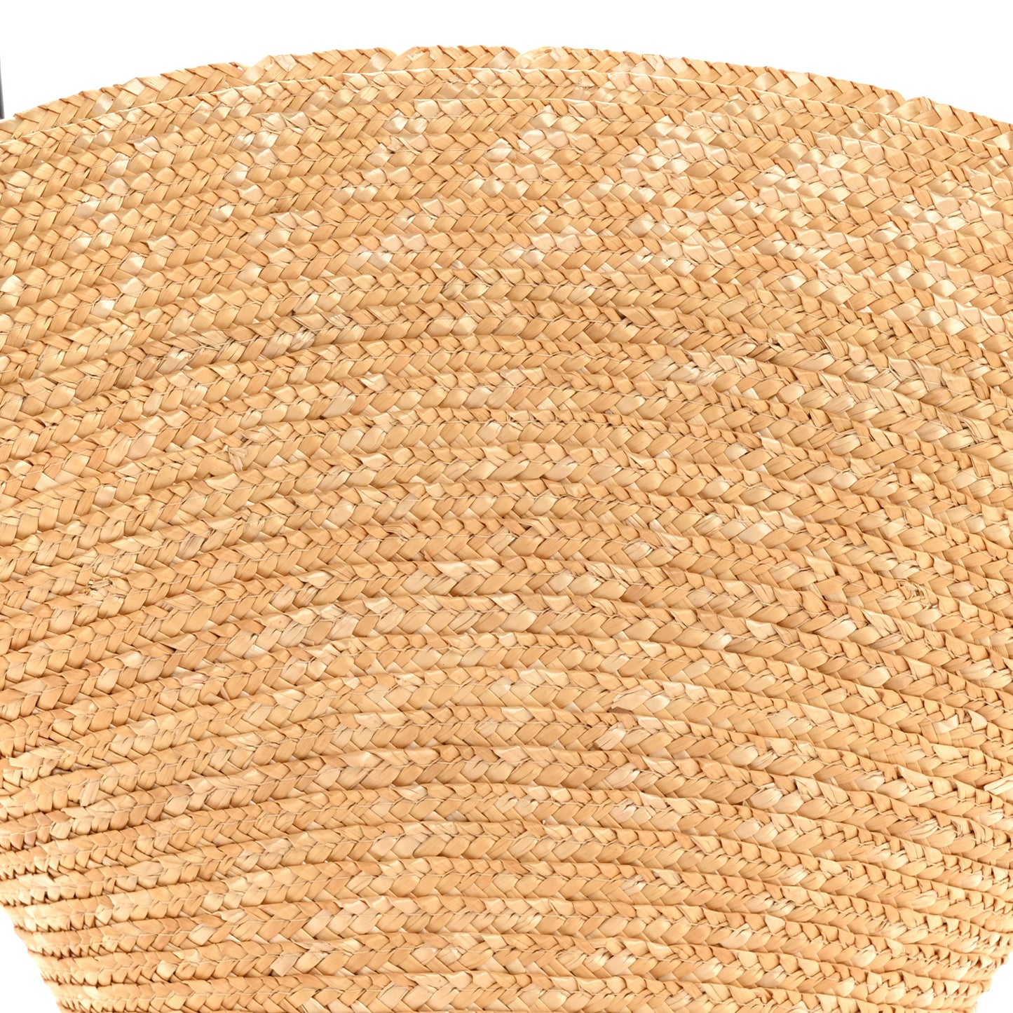 Raffia Woven Medium Basket Tote Natural