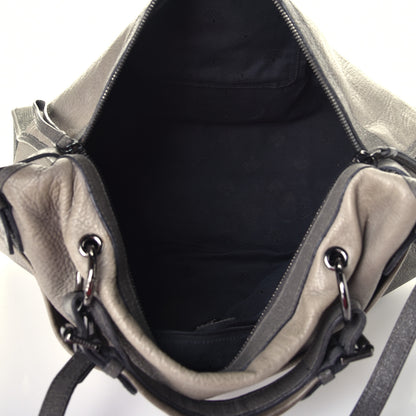 Mulberry Calfskin Taylor Satchel Grey 5 of 11