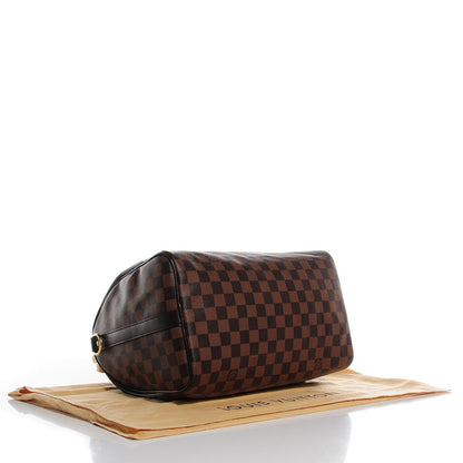 Louis Vuitton Damier Ebene Speedy Bandouliere 30 5 of 9