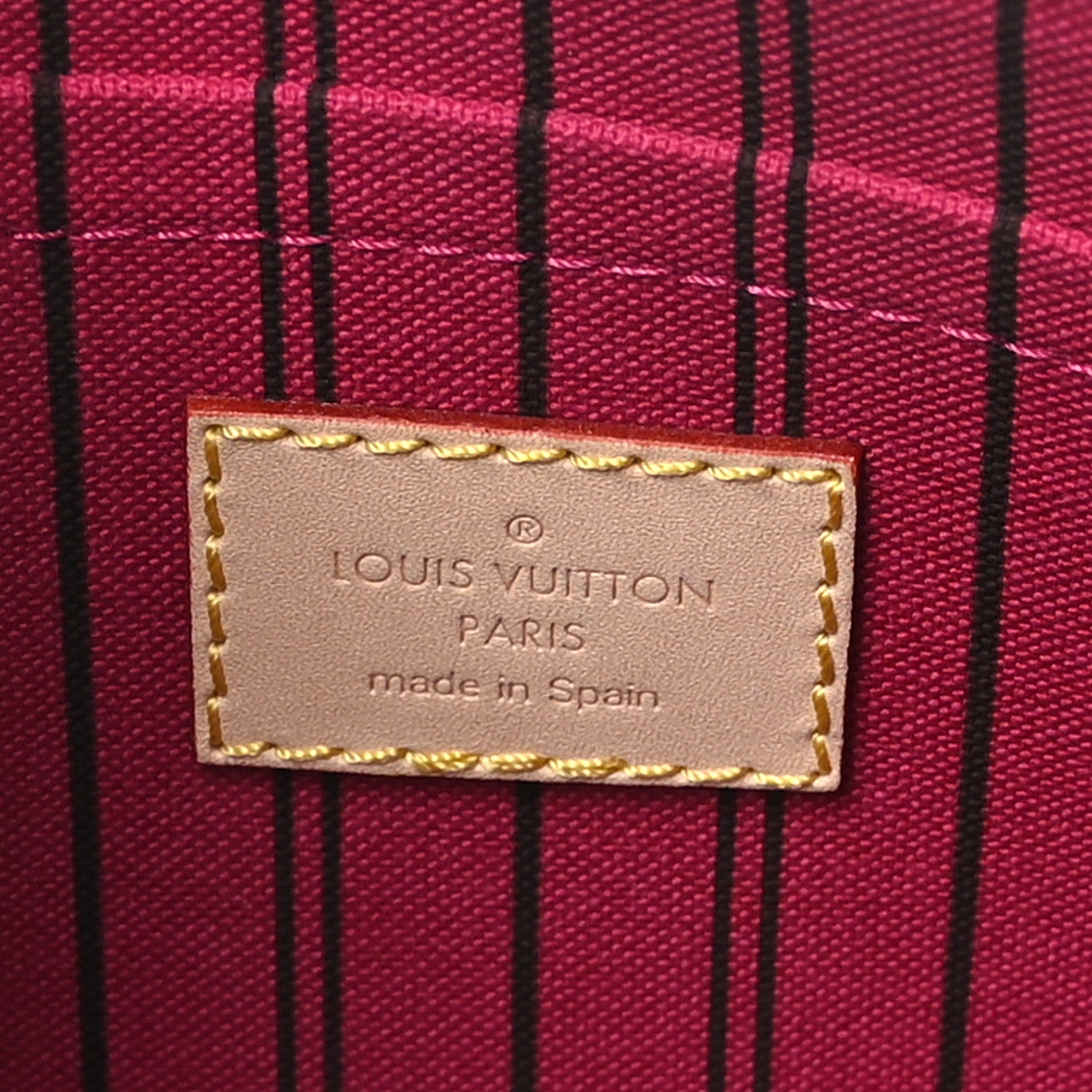 Louis Vuitton Monogram Neverfull MM GM Pochette Pivoine 6 of 6
