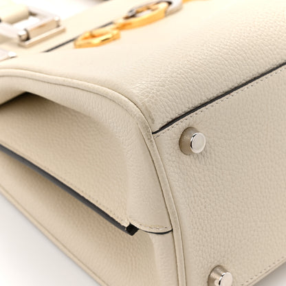 Gucci Grainy Calfskin Small Zumi Top Handle Bag Mystic White 12 of 13