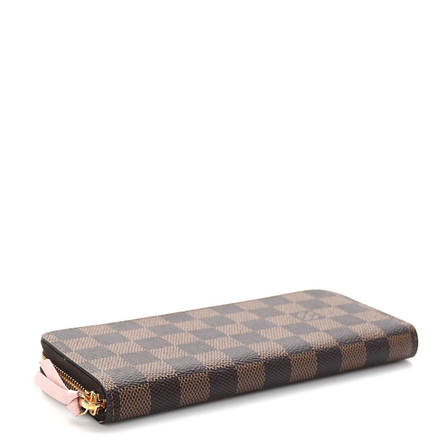Damier Ebene Clemence Wallet Rose Ballerine
