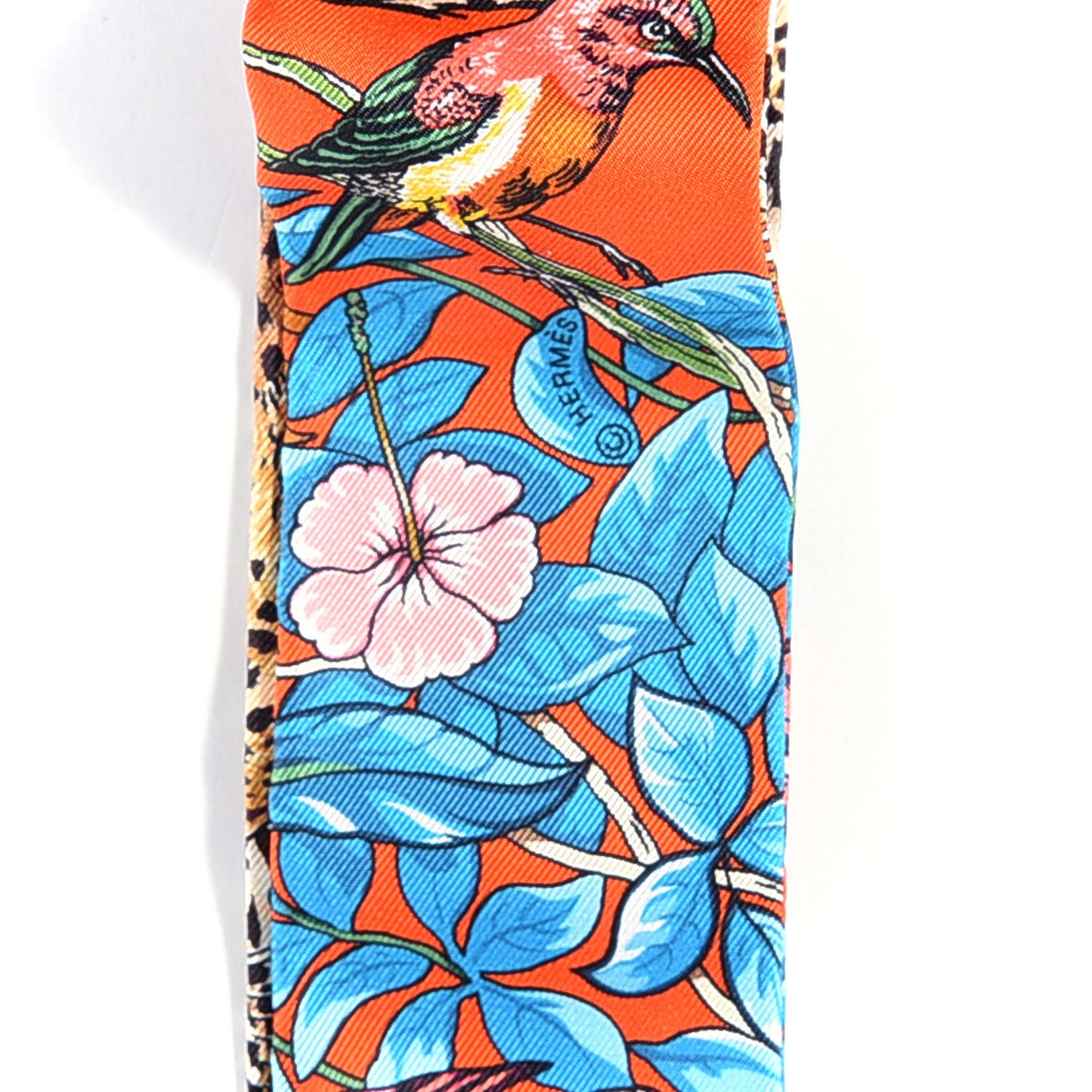 Silk Jungle Love Love Twilly Orange Bleu Brun