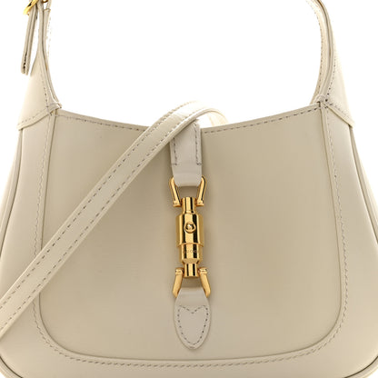 Gucci Boarded Dyana Lux Calfskin Mini Jackie 1961 Hobo Mystic White 8 of 16