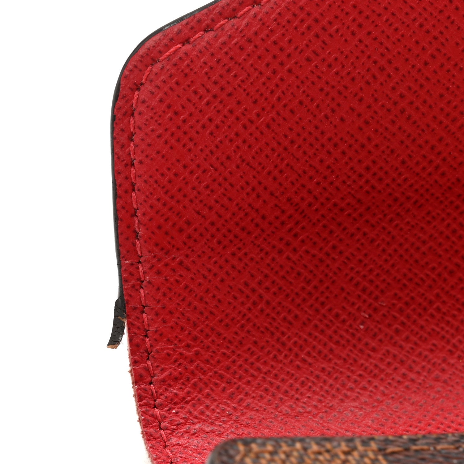 Louis Vuitton Damier Ebene Josephine Wallet Red 1825059 – FASHIONPHILE