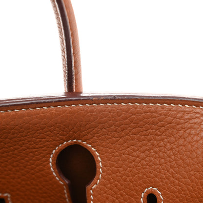 Hermes Togo Birkin 30 Gold 18 of 27