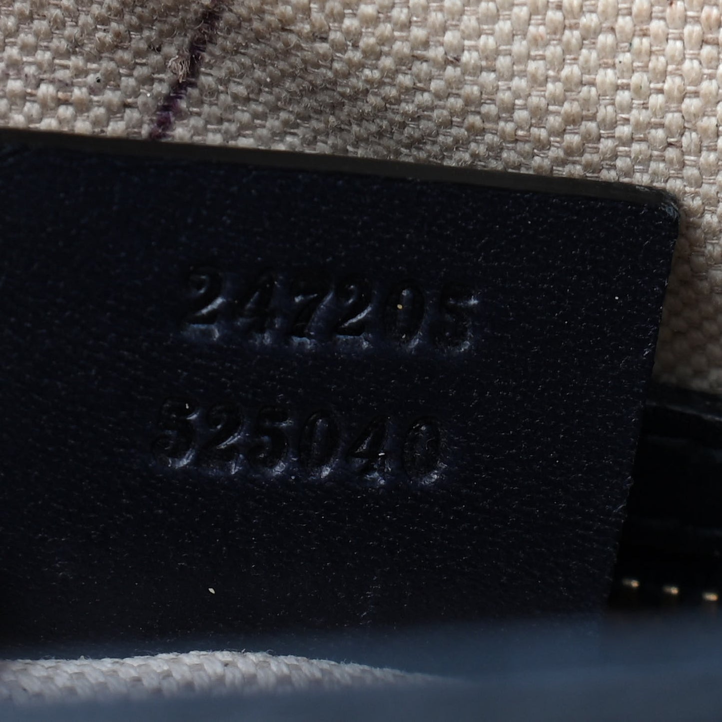 Monogram Selleria Calfskin Vintage Web Medium Boston Beige Blue